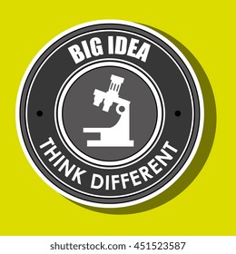 think different isolated icon design, vector illustration  graphic 