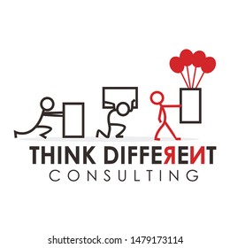 think different logo design template