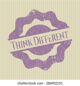Think Different rubber stamp