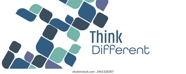 Think different text on white background
