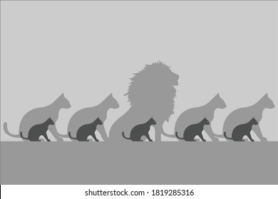 Cat Lion Images Stock Photos Vectors Shutterstock