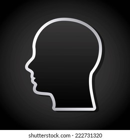 think graphic design , vector illustration