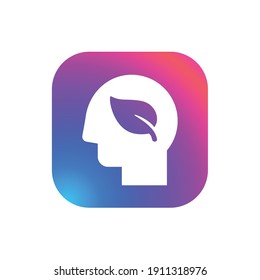 Grün denken - Schaltfläche für das Symbol App