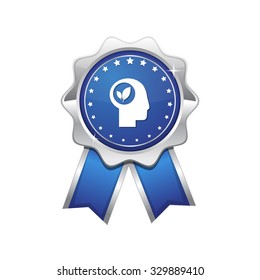 Think Green blue Vector Icon Design