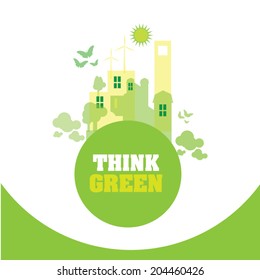 think green concept