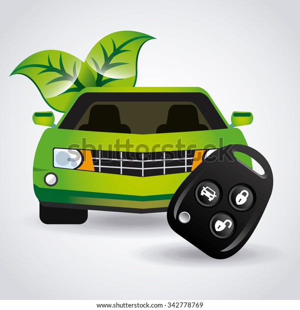Think green concept with eco icons design, vector\
illustration 10 eps\
graphic