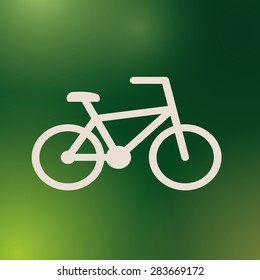 Think green design over green background, vector illustration