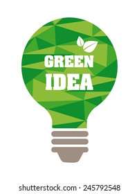 think green design, vector illustration eps10 graphic
