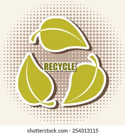 think green design, vector illustration eps10 graphic 