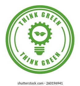 think green design, vector illustration eps10 graphic 