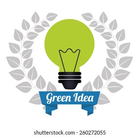 think green design, vector illustration eps10 graphic 