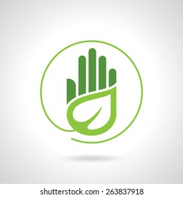 Think Green. Ecology Concept.
