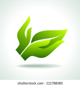 Think Green. Ecology Concept Icon