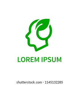 Think green. Ecology concept, vector icon.