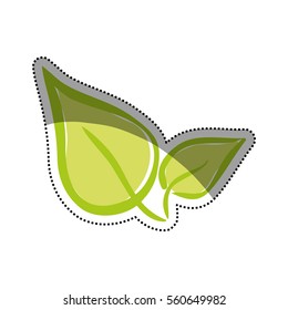 Think green ecology icon vector illustration graphic design