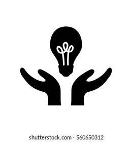 Think green ecology icon vector illustration graphic design
