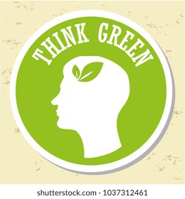 think green environmental label