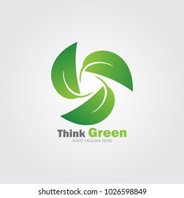 Think green logo