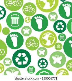 think green over white background vector illustration 
