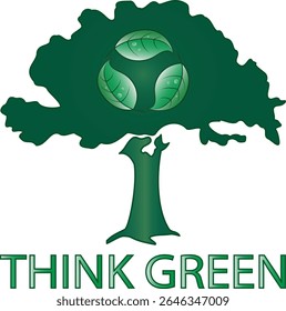 Pense na ilustração vetorial verde criada no Adobe Illustrator como parte da empresa de software gráfico líder mundial Adobe Creative Cloud.