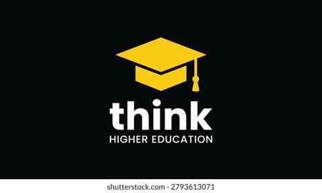 Think Higher Education Graduation Cap Logo