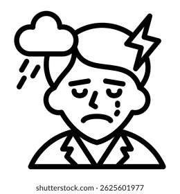 Think Icon Element For Design