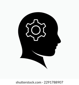 Think Icon. Idea, Inspiration Illustration. Applied as Trendy Symbol for Design Elements, Websites, Presentation and Application - Vector.  