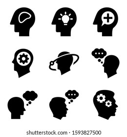 think icon isolated sign symbol vector illustration - Collection of high quality black style vector icons
