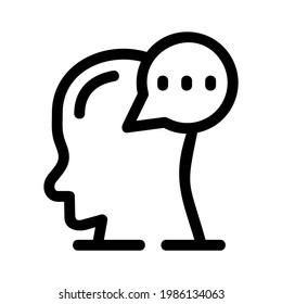 think icon or logo isolated sign symbol vector illustration - high quality black style vector icons
