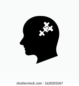 Think Icon - Symbol, Vector Illustration. Presented in Glyph Style for Design and Websites, Presentation or Apps Element.