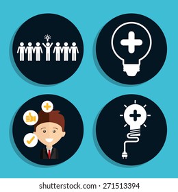 think icons design, vector illustration eps10 graphic 