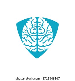 Think idea concept. Brainstorm power thinking brain Logotype icon.