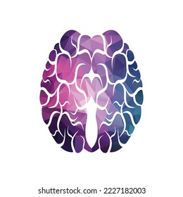 Think idea concept. Brainstorm power thinking brain Logotype icon.