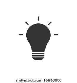 think, idea, concept icon glyph style for mobile concept and web apps design.