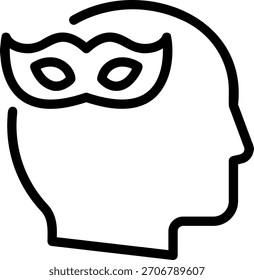 think line icon illustration vector