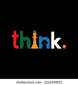 Think logo design. Creative think logo design.