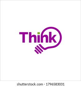 think  logo design vector sign