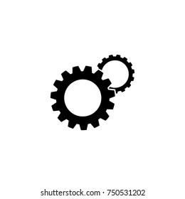 Think mechanism gear icon. Finance elements. Premium quality graphic design. Simple icon for websites, web design, mobile app, info graphics on white background