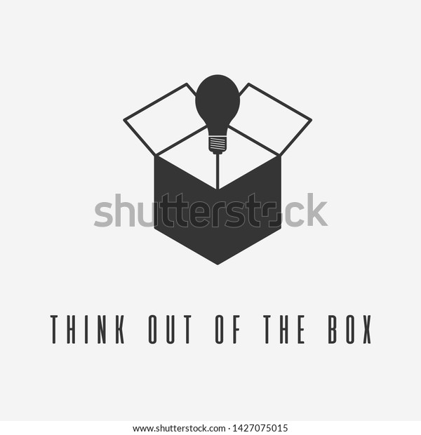 Think Out Box Concept Background Vector Stock Vector (Royalty Free ...