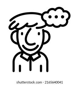 Ilustración del vector de iconos de esquema de reflexión