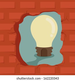 Think outside the box , Get idea , eps10 vector format