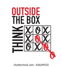 Think outside the box icon