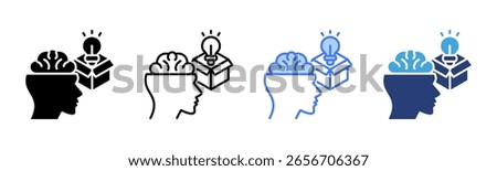 Think Outside The Box icon sheet multiple style collection