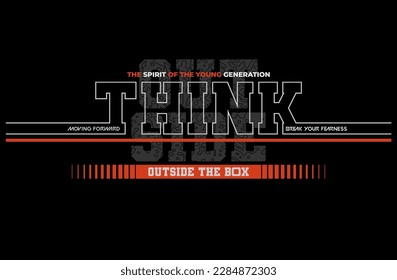 Think outside the box modern and stylish motivational quotes	