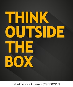 think outside the box poster