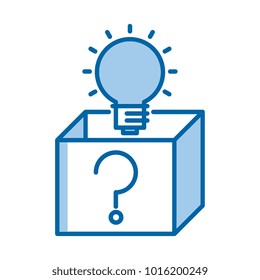 Think outside the box vector icon