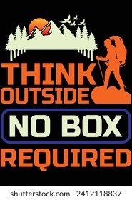 Think Outside No Box Required eps cut file for cutting machine