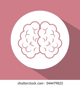 Think positive concept and ideas design, vector illustration 10 eps graphic.