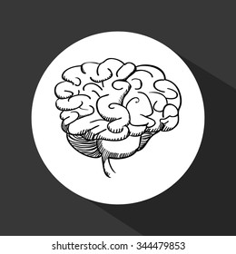 Think positive concept and ideas design, vector illustration 10 eps graphic.