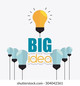 Think positive design, vector illustration eps 10.